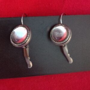 Elegant Silvertone Earrings